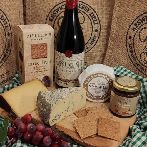 The Keswick Cheese and Wine Hamper