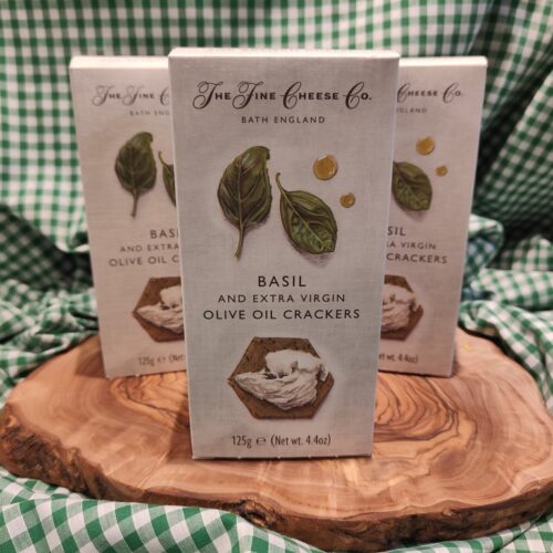 The Fine Cheese Co - Basil and Extra Virgin Olive Oil Crackers