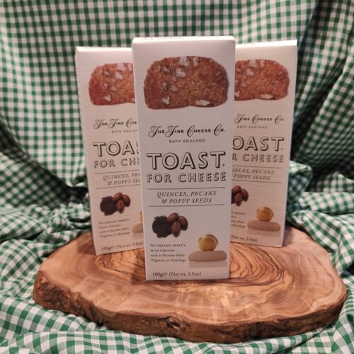 The Fine Cheese Co - Toast For Cheese Quince Pecans and Poppy Seeds