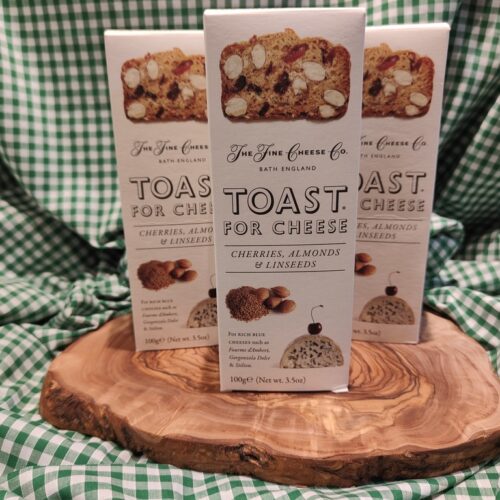The Fine Cheese Co - Toast for Cheese Cherries Almonds and Linseeds